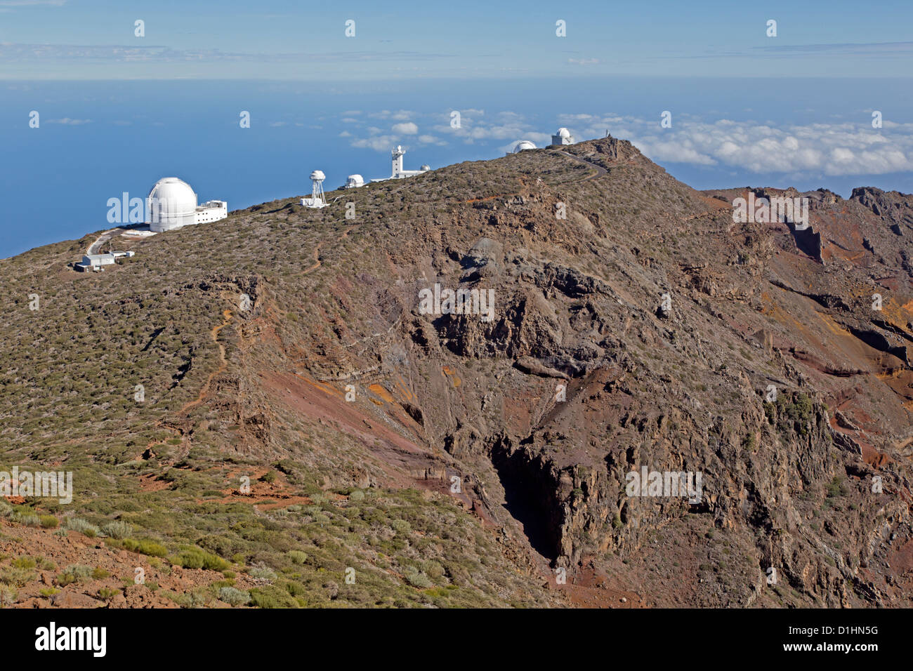 Observatory, La Palma, Canary Islands Stock Photo