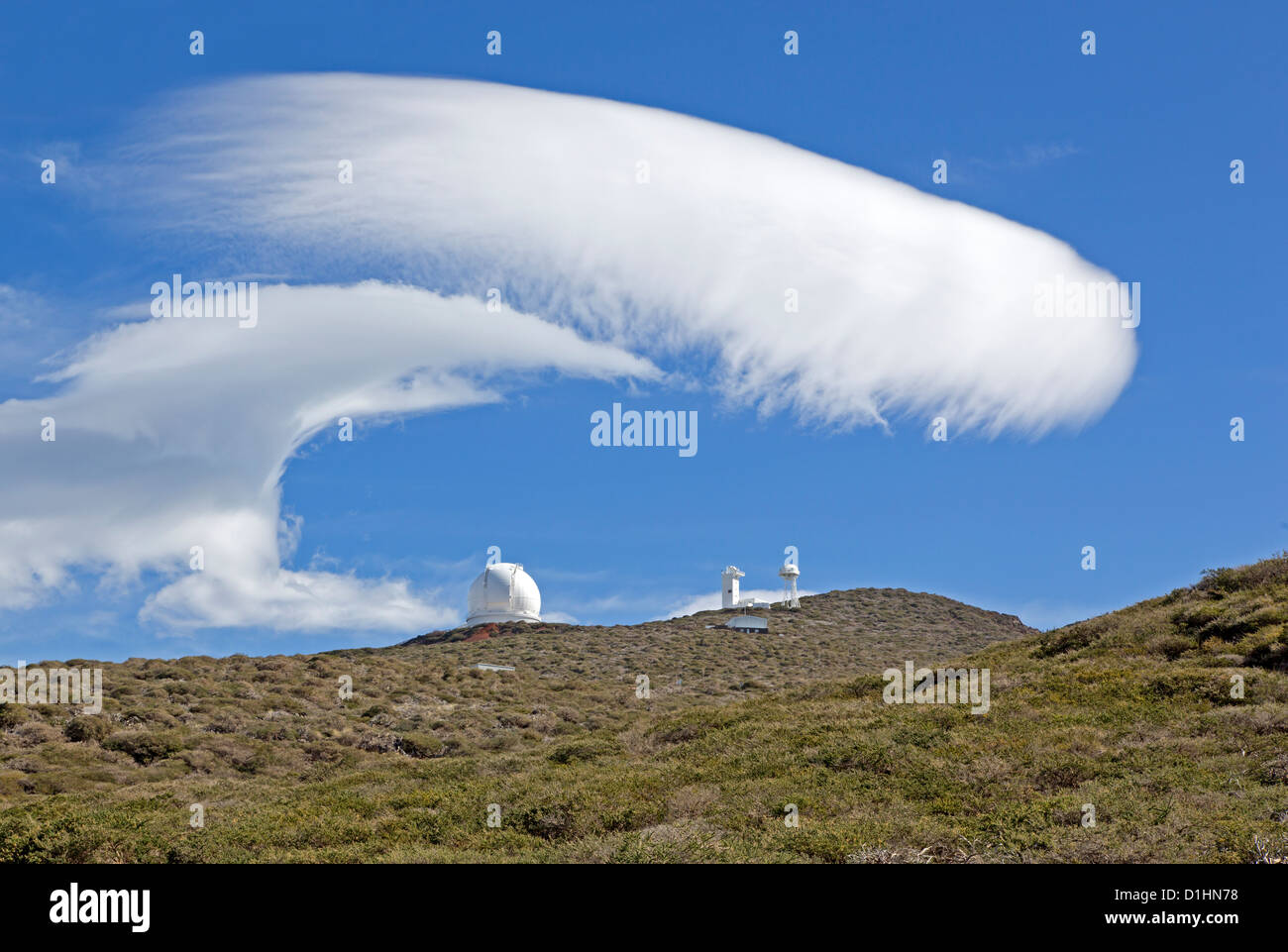 Observatory, La Palma, Canary Islands Stock Photo