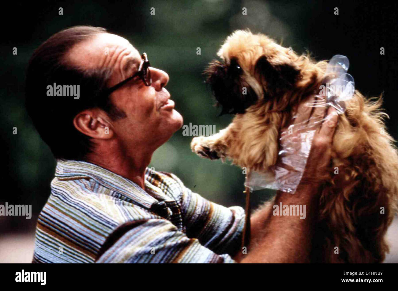 Besser Geht's Nicht As Good As It Gets Jack Nicholson Zum Hund seines  Nachbarn, den er fuer ein paar Tage beaufsichtigten Stock Photo - Alamy