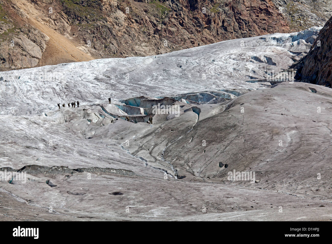 Kaunertal glaciers, Austria Stock Photo