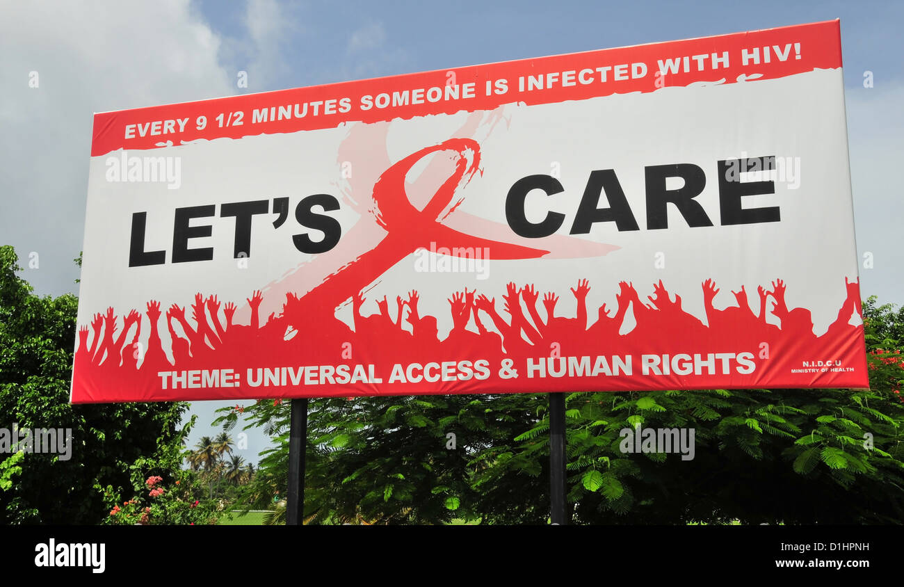 Aids billboard hiv hi-res stock photography and images - Alamy