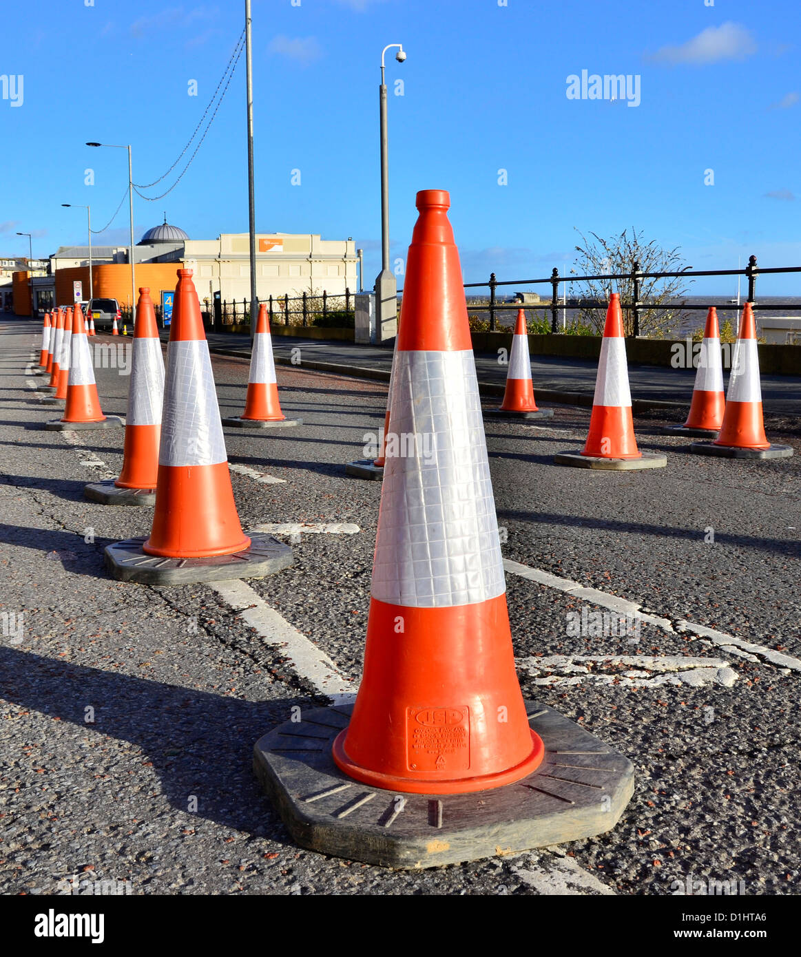 Traffic cones road hires stock photography and images Alamy