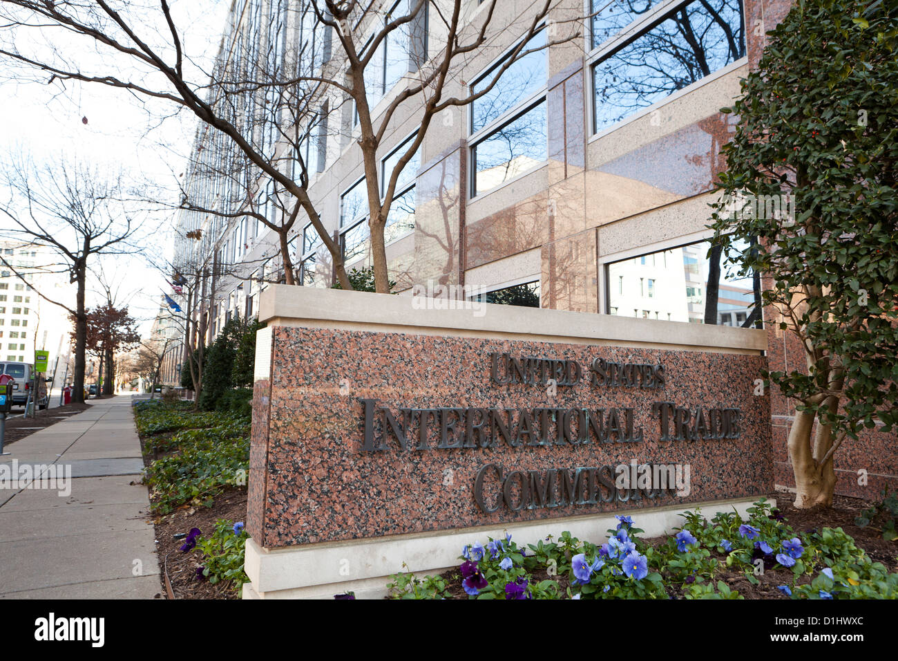 The US International Trade Commission building - Washington, DC Stock Photo