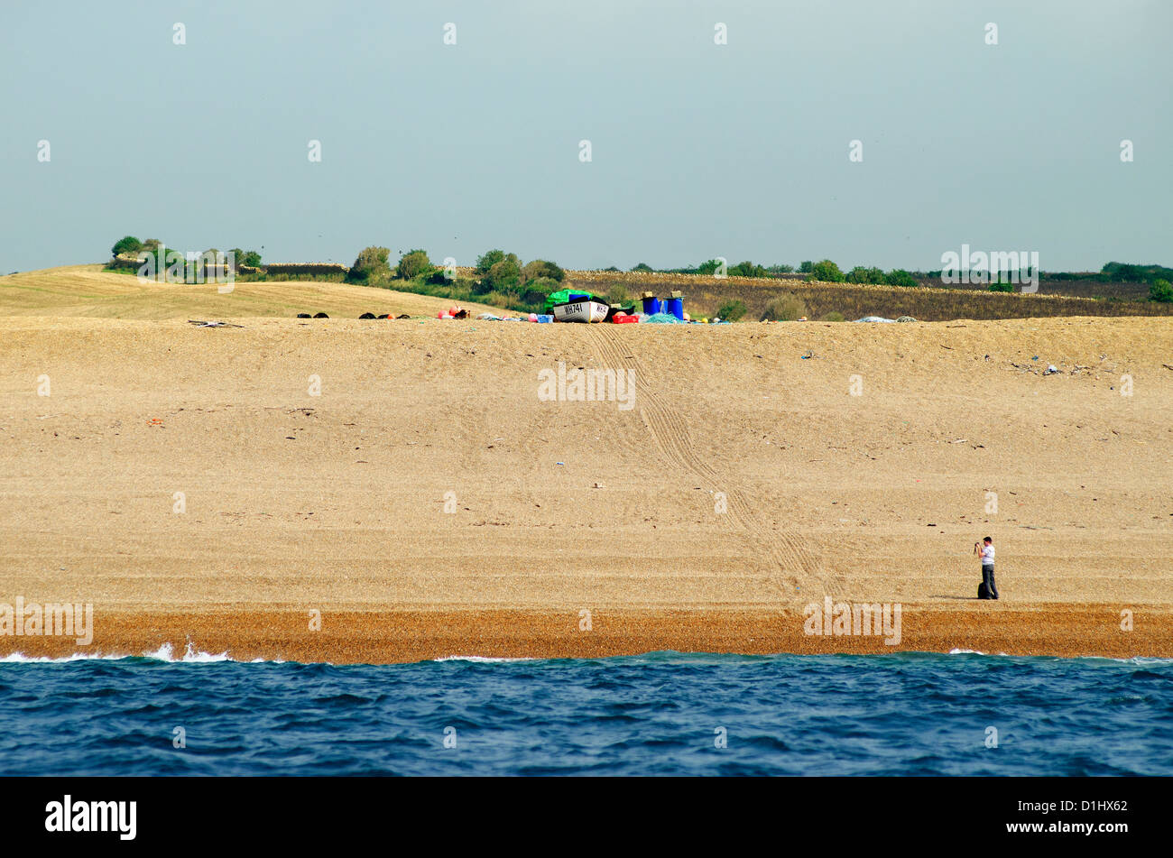 Fishermen's paraphernalia, Chesil Beach, near Langton Herring, Jurassic