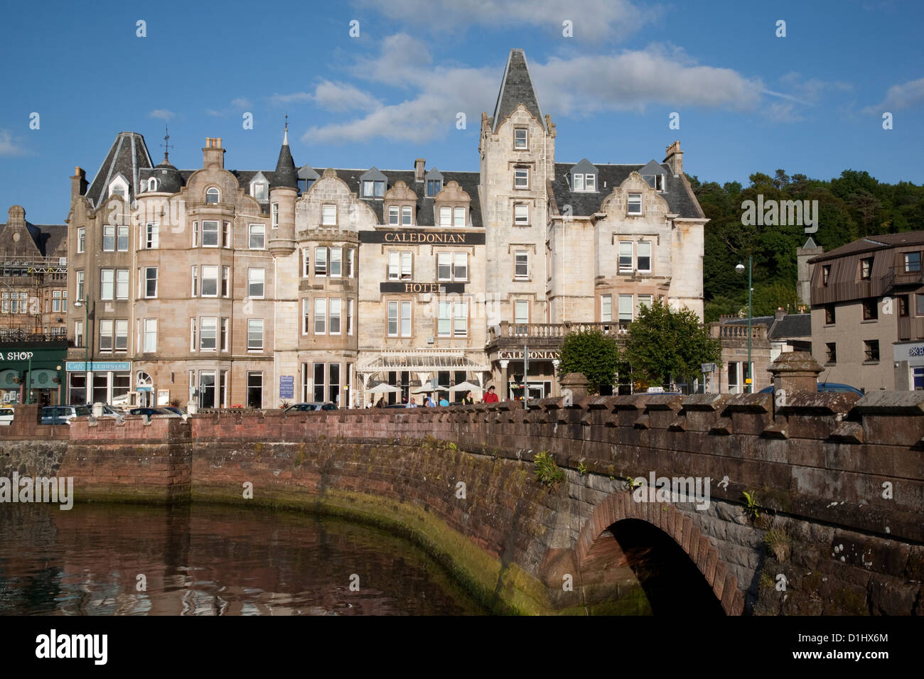 Bridge Caledonian Hotel; Oban; Scotland Stock Photo Alamy