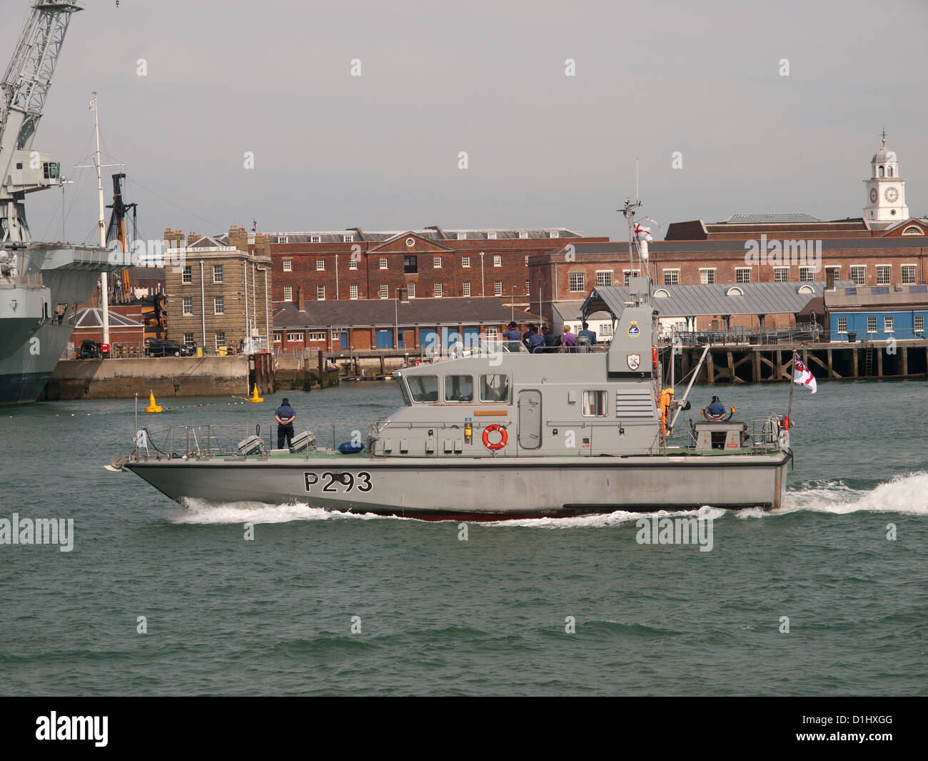 HMS Ranger an Archer-class patrol and training vessel of the Royal Navy in Portsmouth Harbour Hampshire England UK Stock Photo