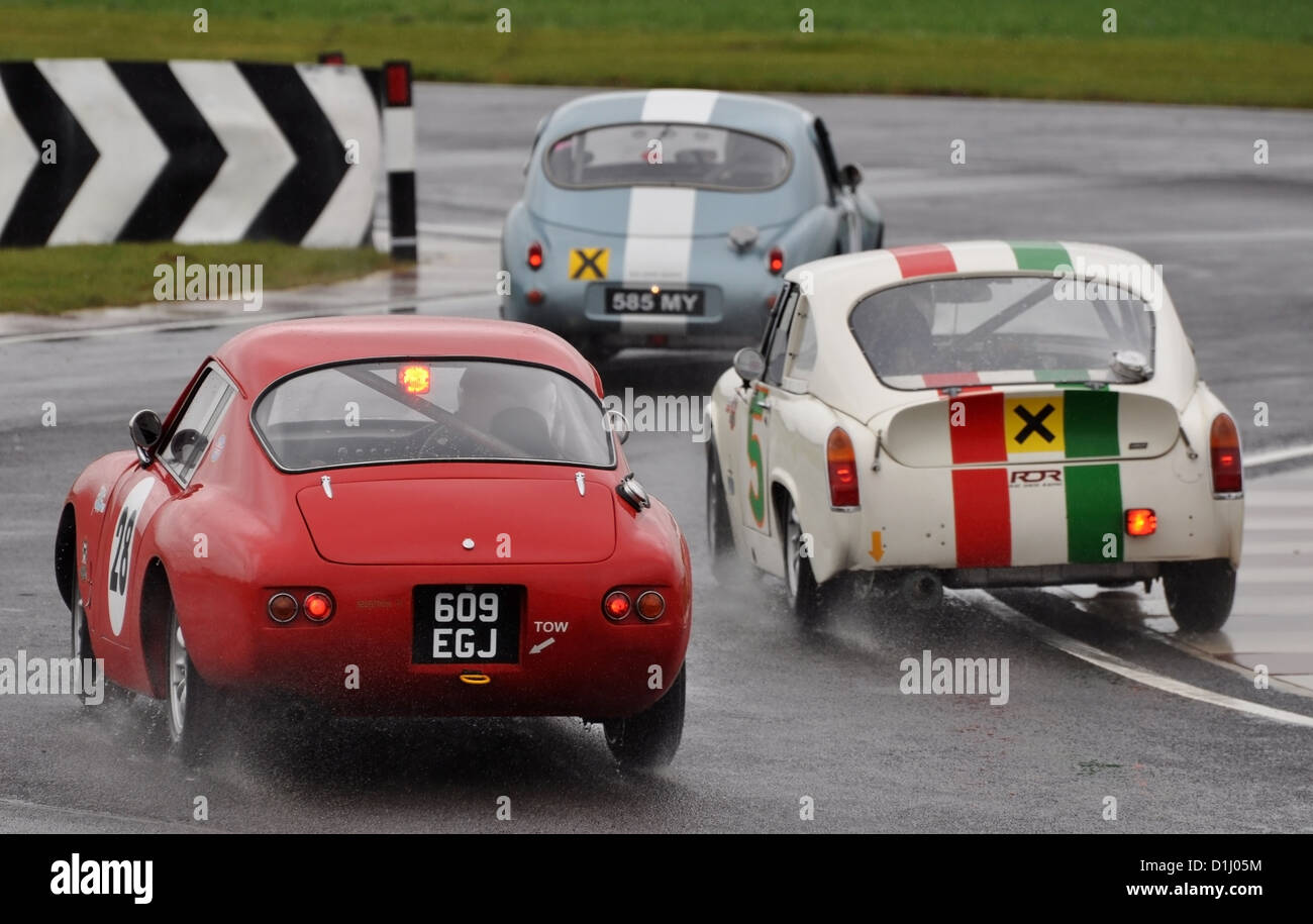 Racing at Castle Combe Circuit Stock Photo