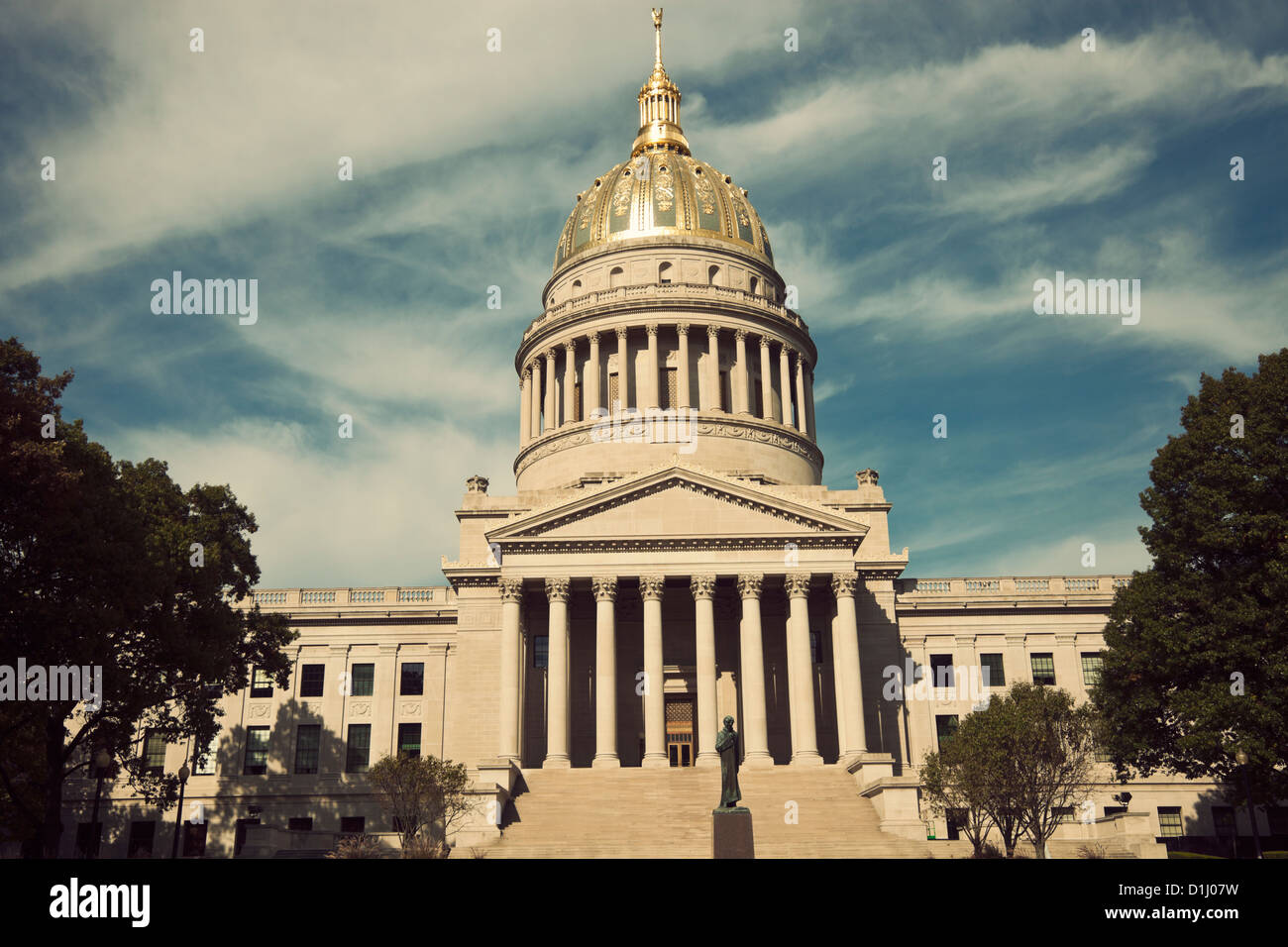 Charleston, West Virginia - State Capitol Building Stock Photo