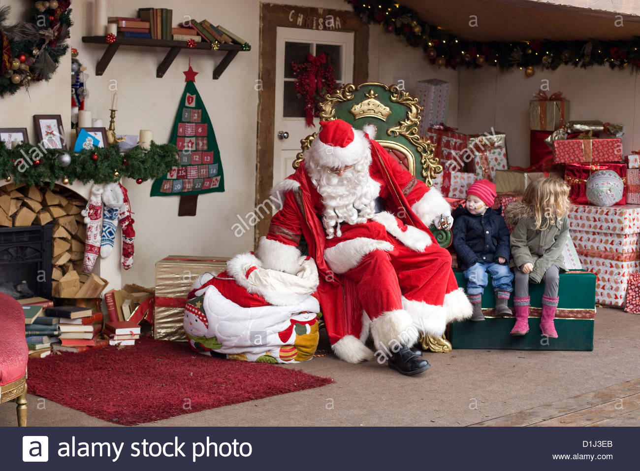 Father Christmas Grotto High Resolution Stock Photography and Images