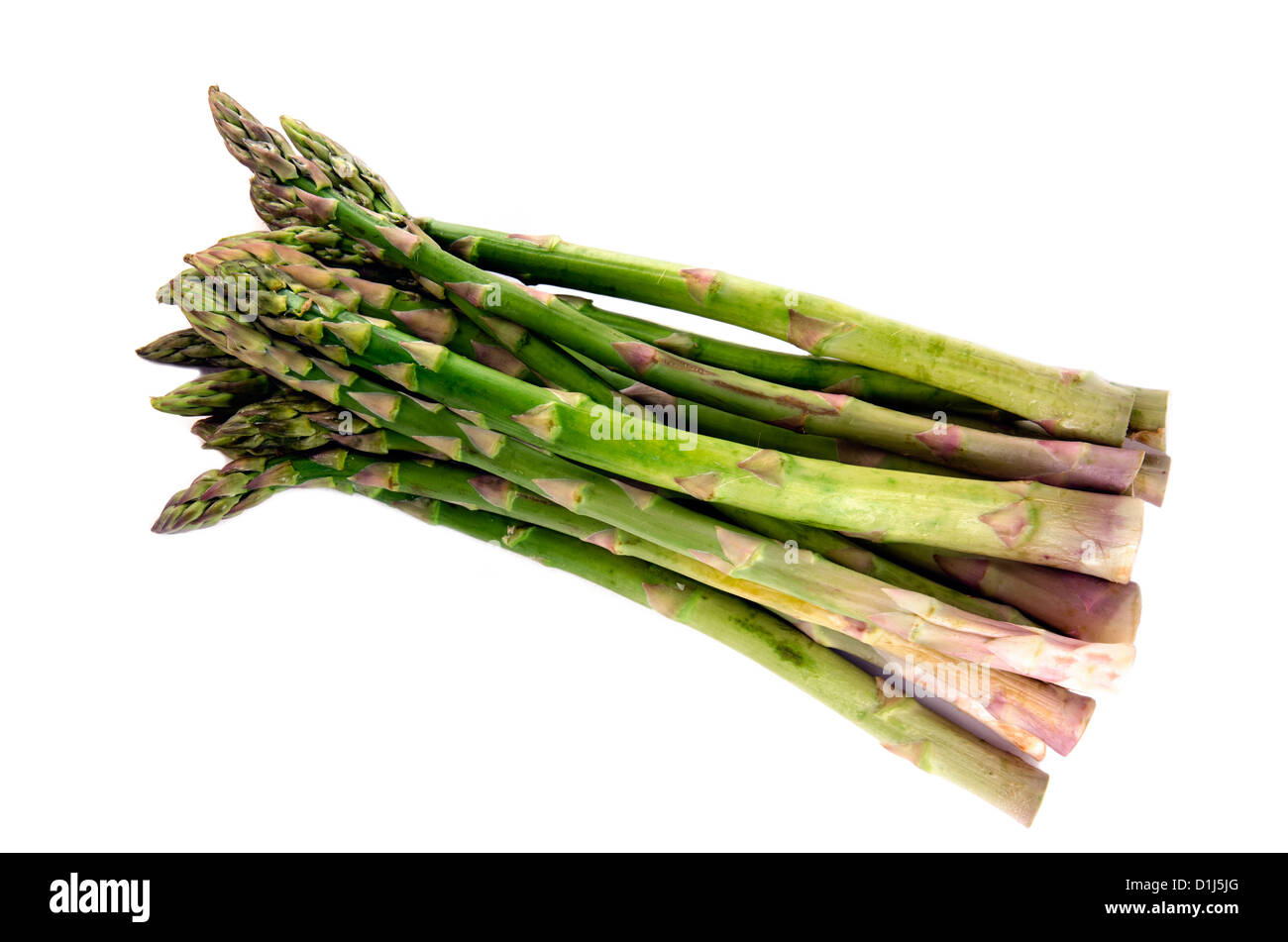 Fresh green asparagus Stock Photo
