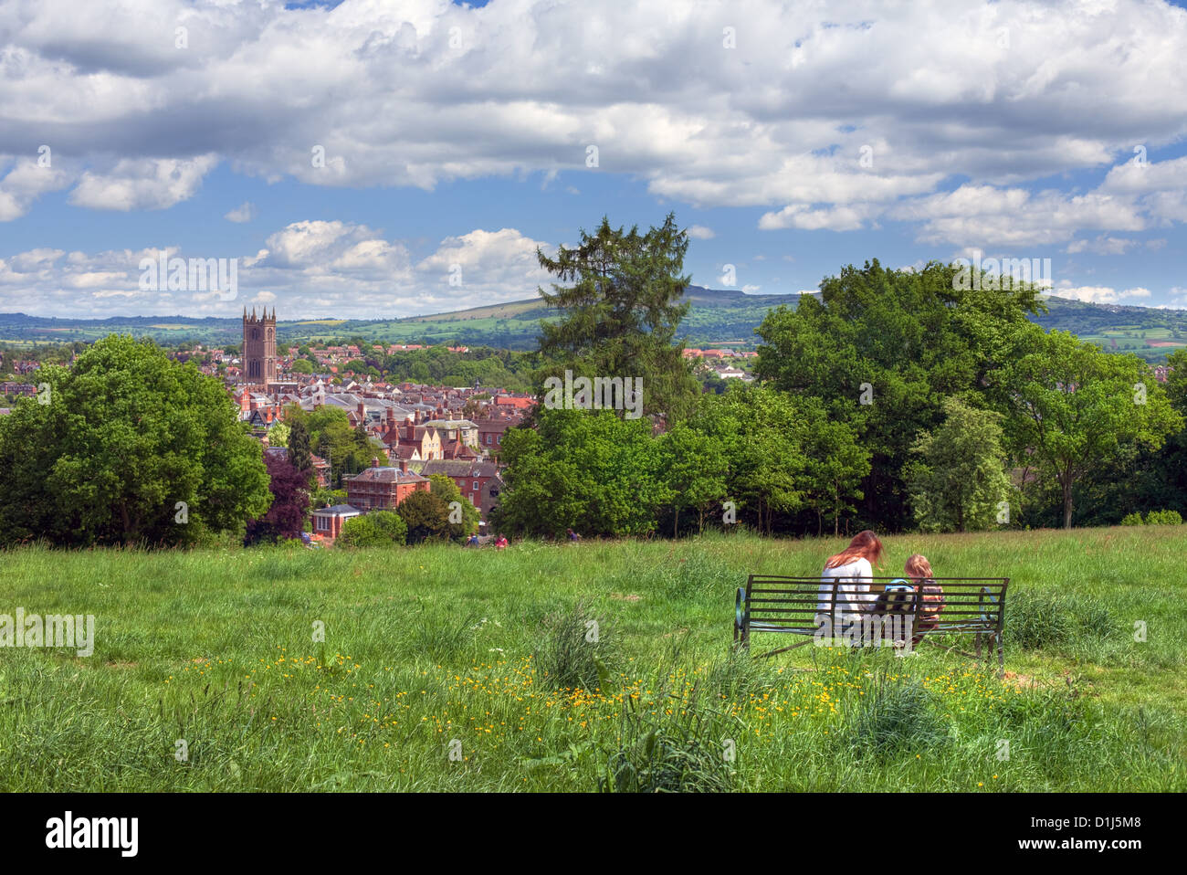 Ludlow, Shropshire, England Stock Photo Alamy