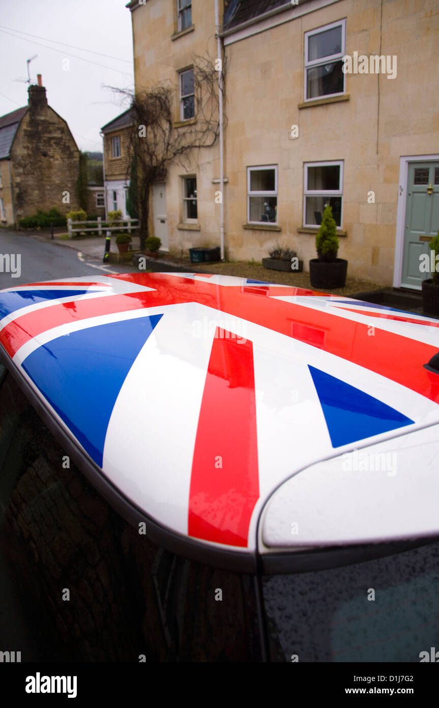 Vehicle Window Mounted UK Great Britain Tetrosyl 4x Union Jack Flag 