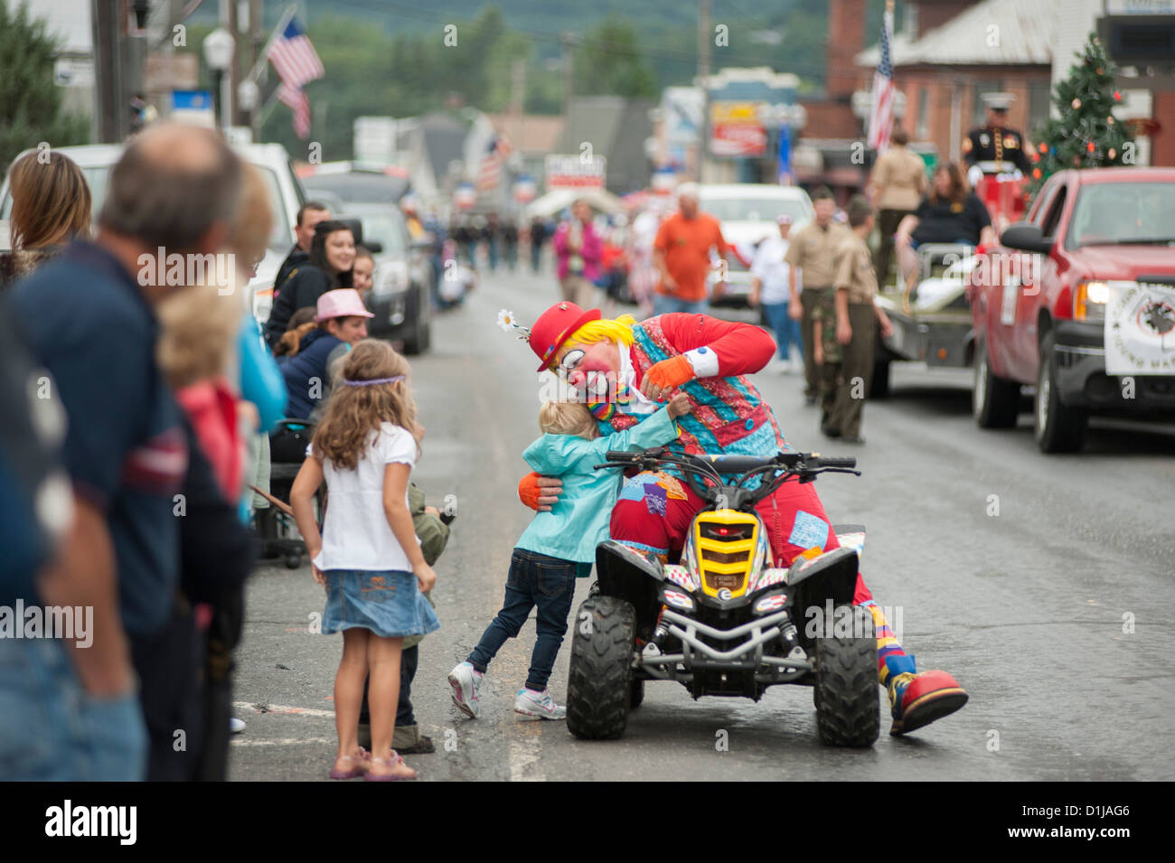 Acadian Festival Parade, Madawaska, Maine, United States of America Stock Photo