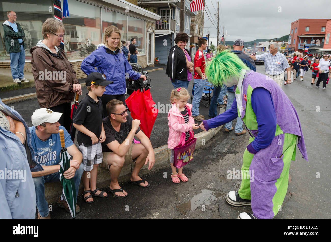 Acadian Festival Parade, Madawaska, Maine, United States of America Stock Photo