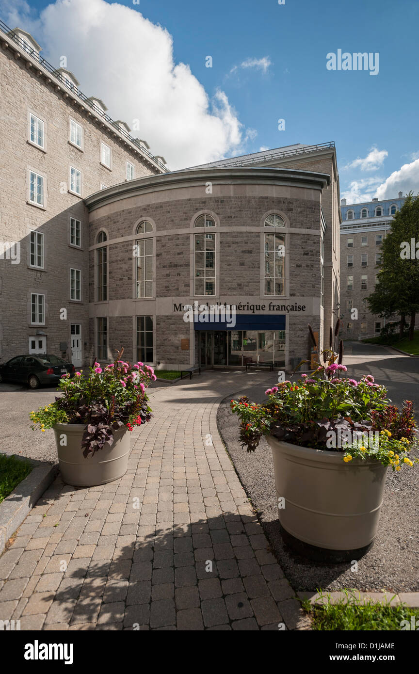Museum of French America, Quebec City, province of Quebec, Canada Stock Photo
