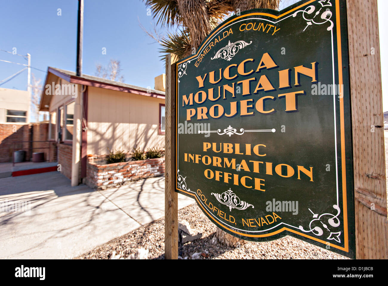 Yucca Mountain Project in Goldfield, Nevada, USA Stock Photo Alamy