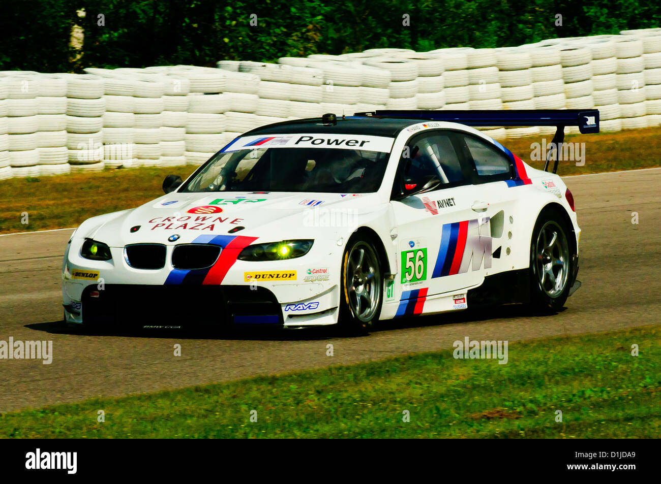 The eventual 5th place GT Class BMW of drivers Mueller and Hand ...
