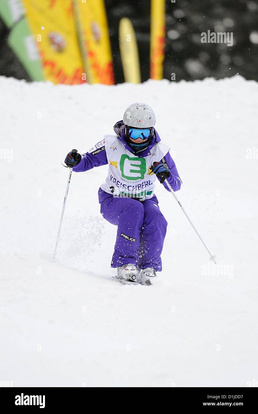 Aiko Uemura (JPN),  DECEMBER 22, 2012 - Moguls : FIS Freestyle Skiing World Cup Women's Dual Moguls at Kreischberg in Sankt Georgen ob Murau, Austria. (Photo by Hiroyuki Sato/AFLO) Stock Photo