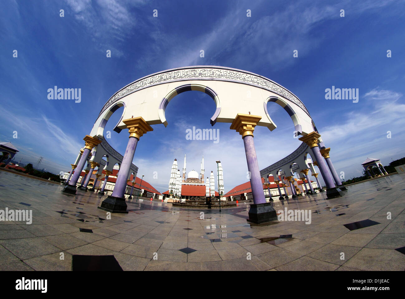 GREAT MOSQUE, SEMARANG, CENTRAL JAVA, INDONESIA Stock Photo