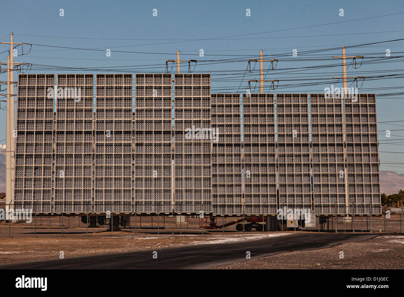 Photovoltaic array in Las Vegas, NV Stock Photo Alamy