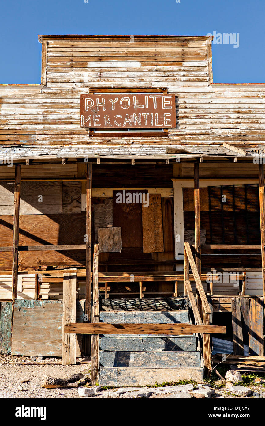 Old general store in the ghost town of Rhyolite, NV Stock Photo Alamy
