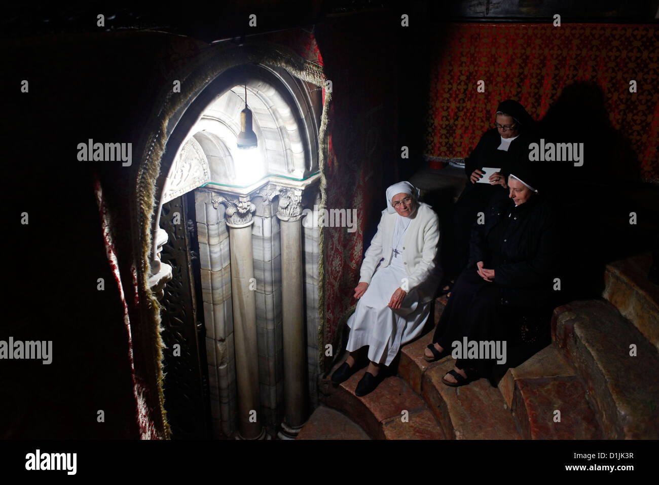 Grotto basilica of nativity bethlehem hi-res stock photography and ...
