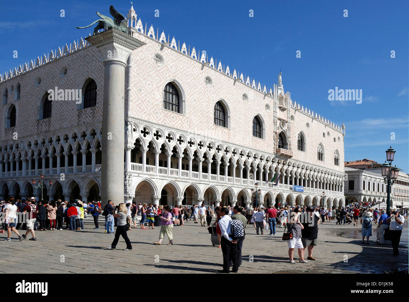 Doge's Palace in Venice - Palazzo Ducale. Stock Photo