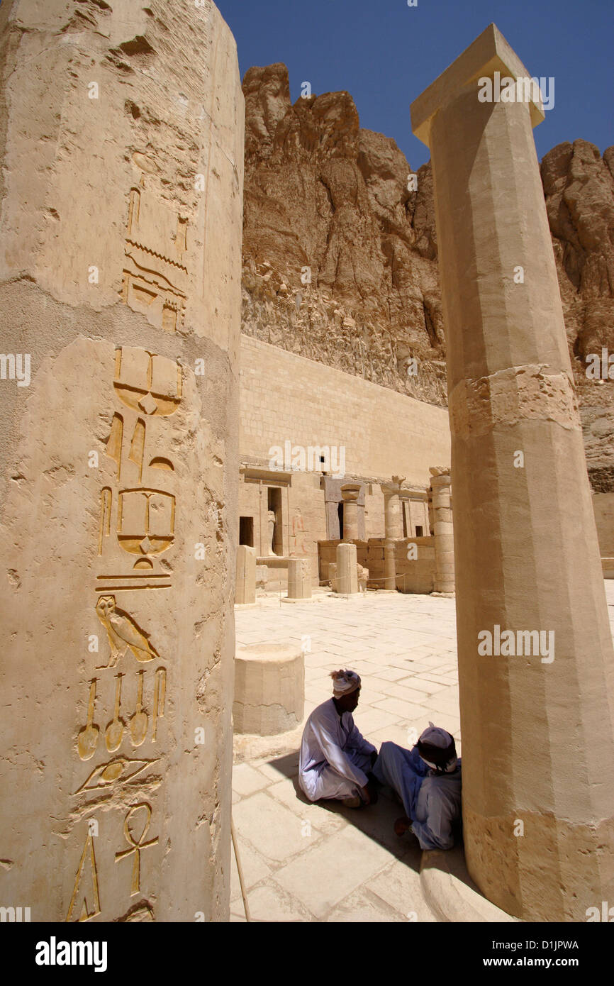 Egypt Luxor west bank Temple of Hatshepsut Stock Photo Alamy