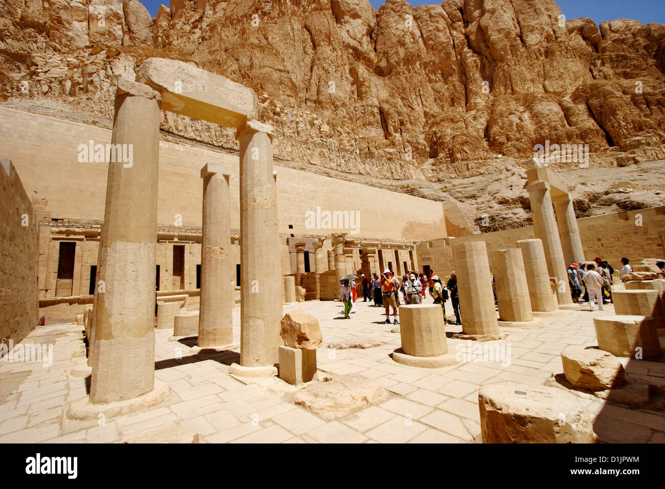 Egypt Luxor west bank Temple of Hatshepsut Stock Photo Alamy