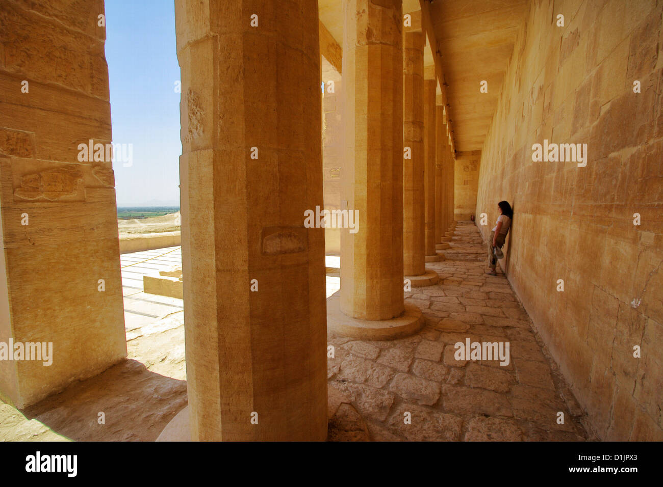 Egypt Luxor west bank Temple of Hatshepsut Stock Photo Alamy