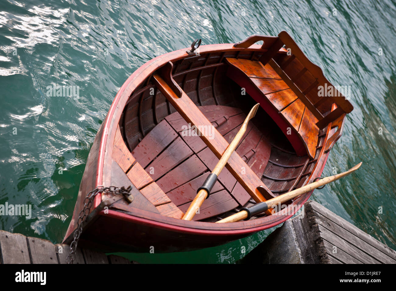 Rowing boat, Lake Bled, Slovenia Stock Photo Alamy