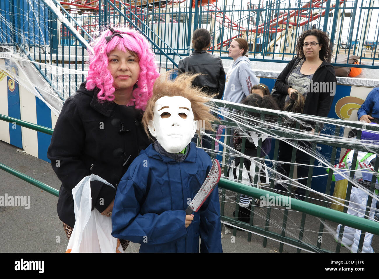 Coney Island Halloween Children's Parade, October 27, 2012. Families