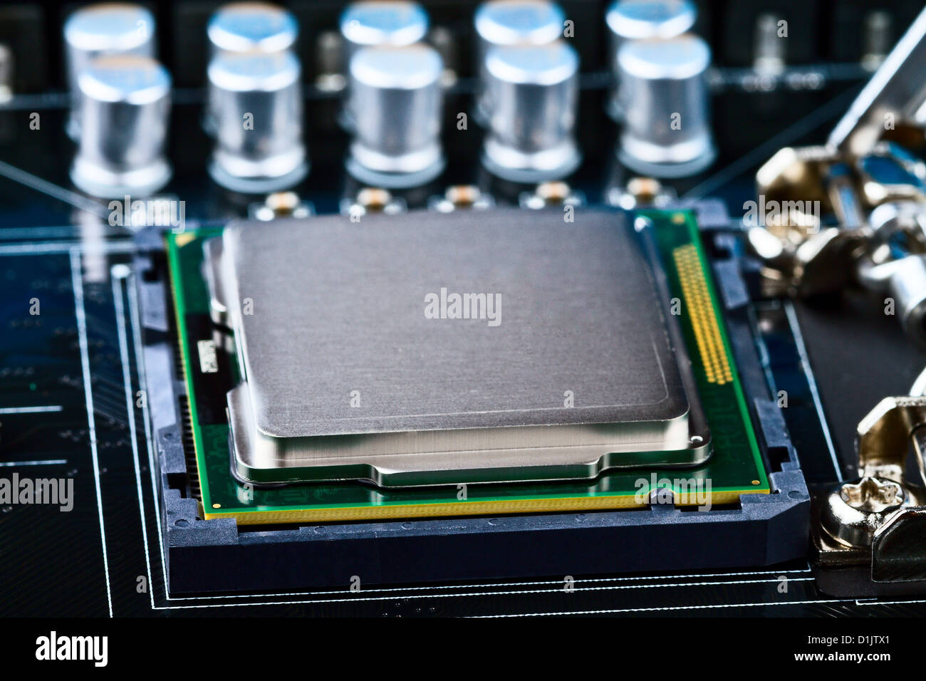 processor socket on computer motherboard Stock Photo Alamy