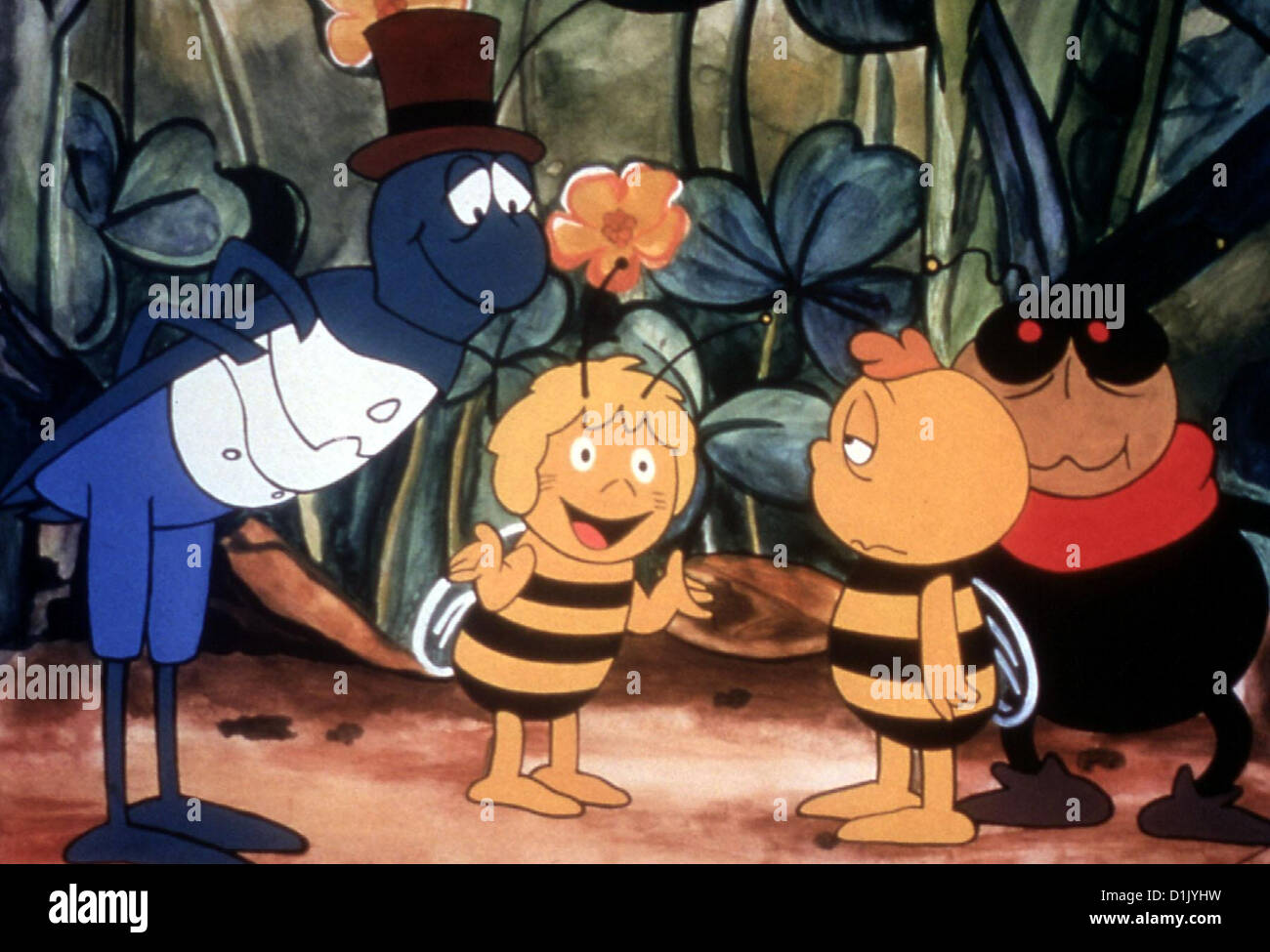 Die Biene Maja Biene Maja, Die Biene Maja und Willi *** Local Caption ***  1977 Stock Photo - Alamy