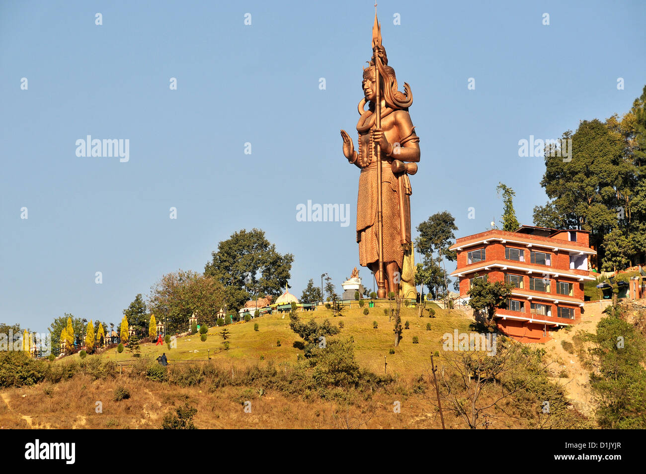 Lord Shiva statue Chitapol Bhaktapur district Nepal Stock Photo Alamy