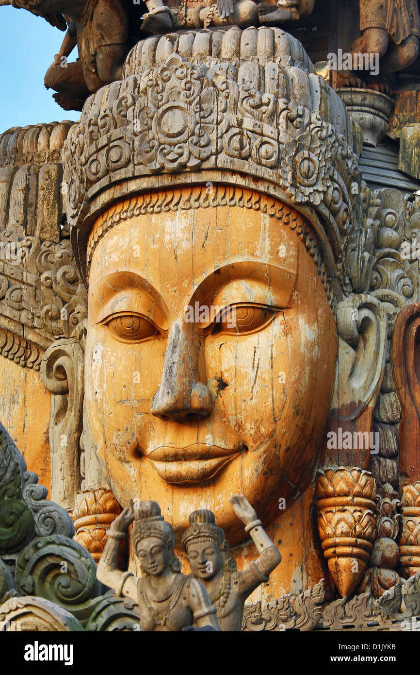Wood carving faces hires stock photography and images Alamy