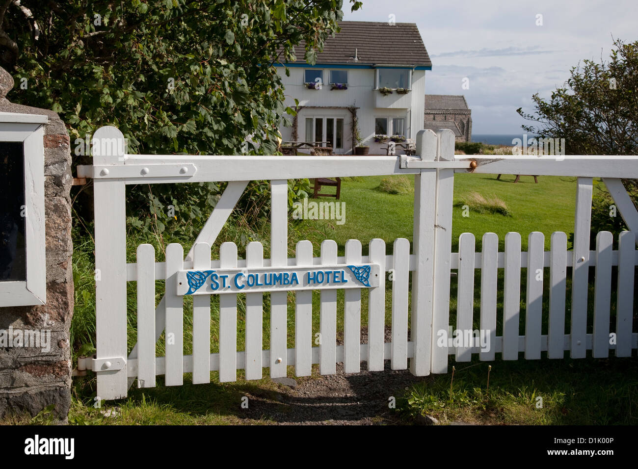 St Columba Hotel, Iona, Scotland, UK Stock Photo