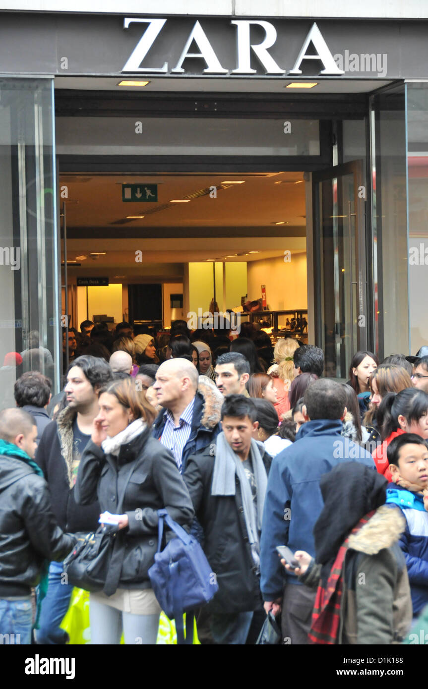 zara oxford street boxing day opening hours