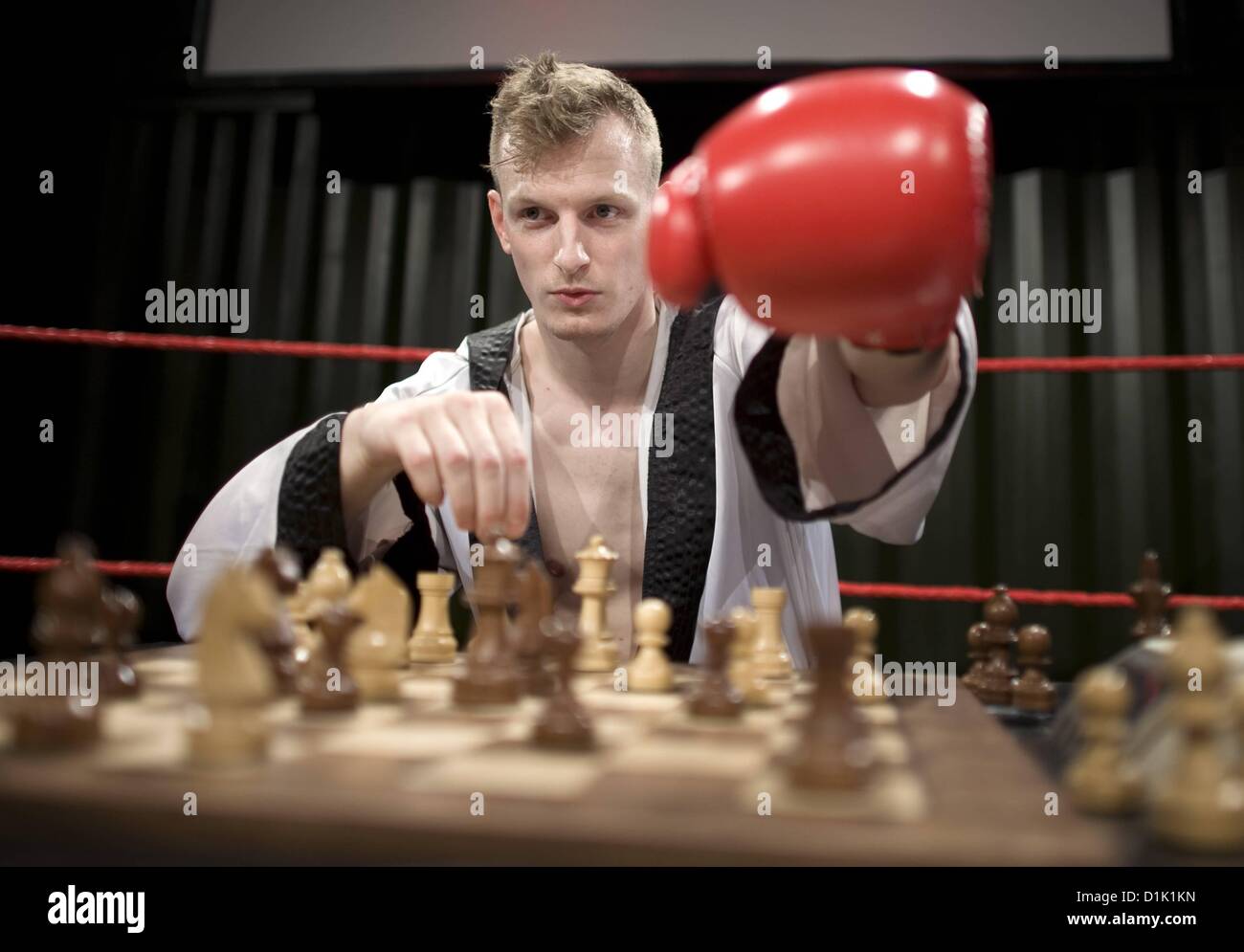 Chess boxing championship hi-res stock photography and images