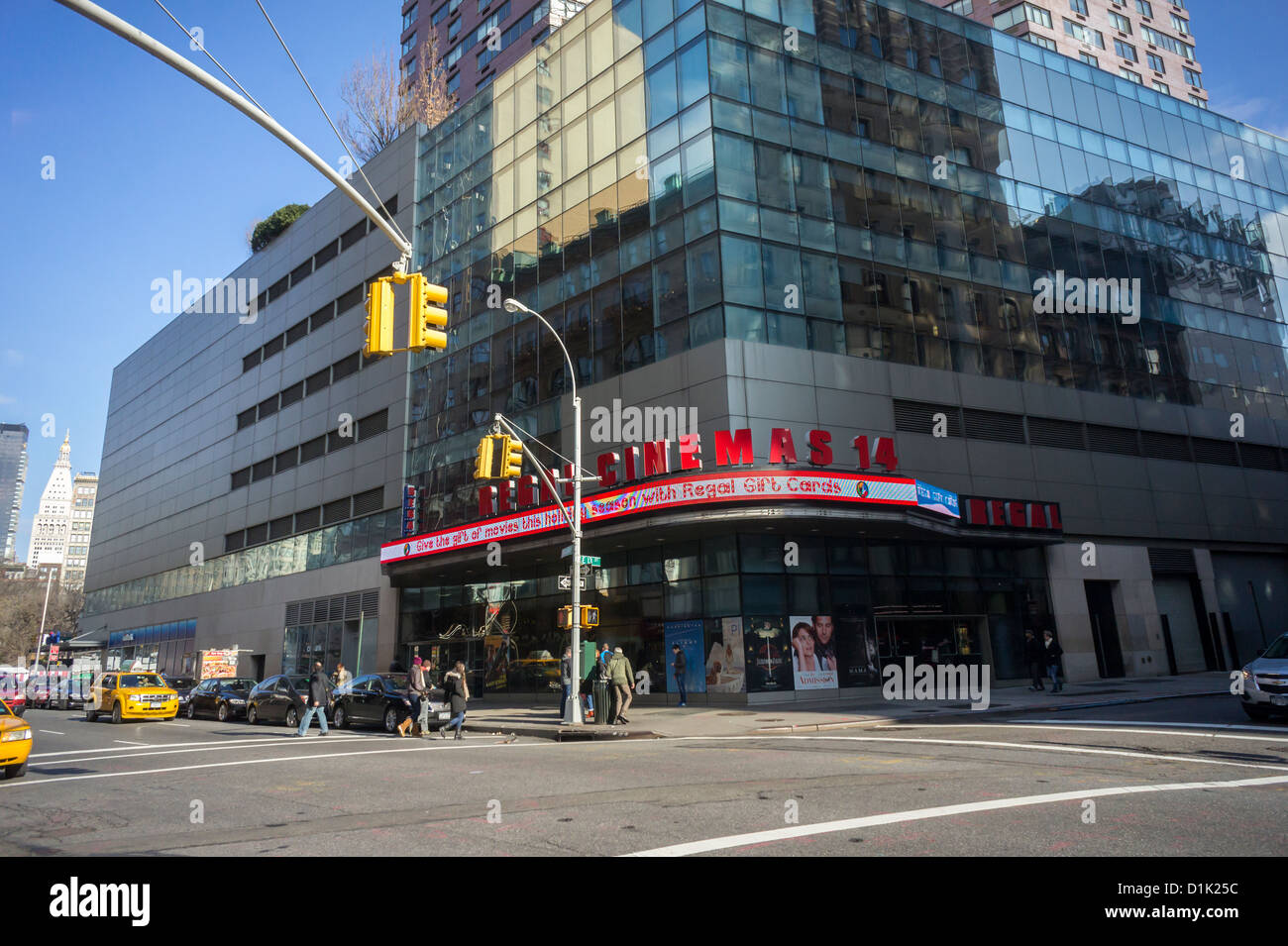 The Regal Cinemas 14 movie theater seen in the Union Square neighborhood in  New York Stock Photo - Alamy