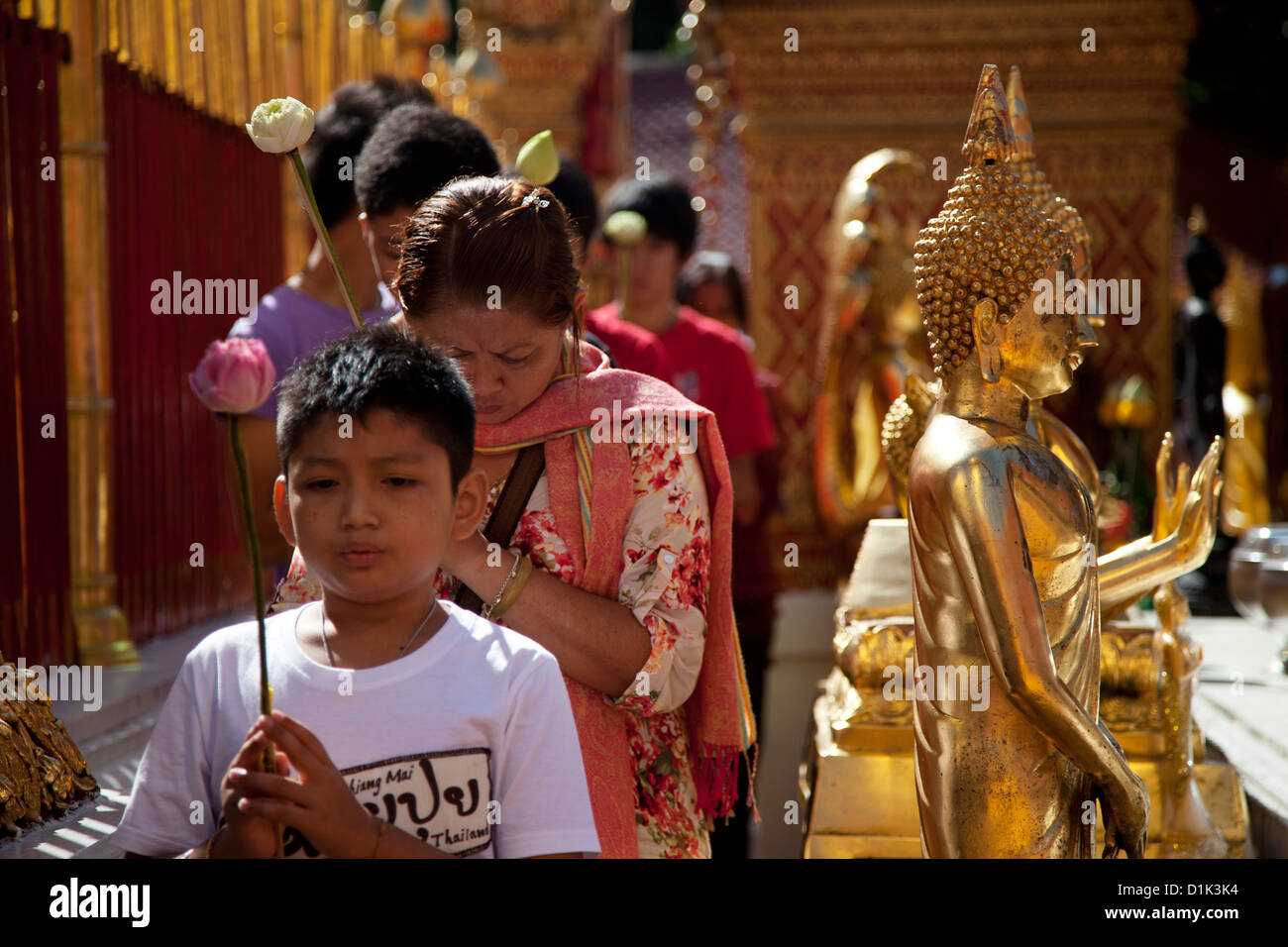 Doi Suthep temple Stock Photo