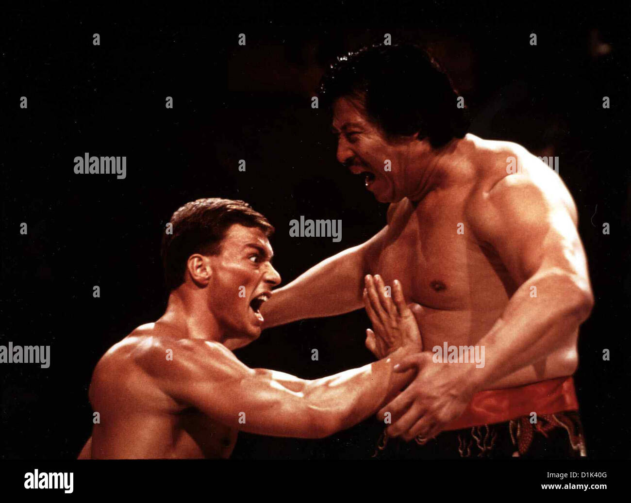 Bloodsport   Bloodsport   Jean-Claude Van Damme (l) *** Local Caption *** 1987  Cannon Films Inc., clips 08/96 Stock Photo