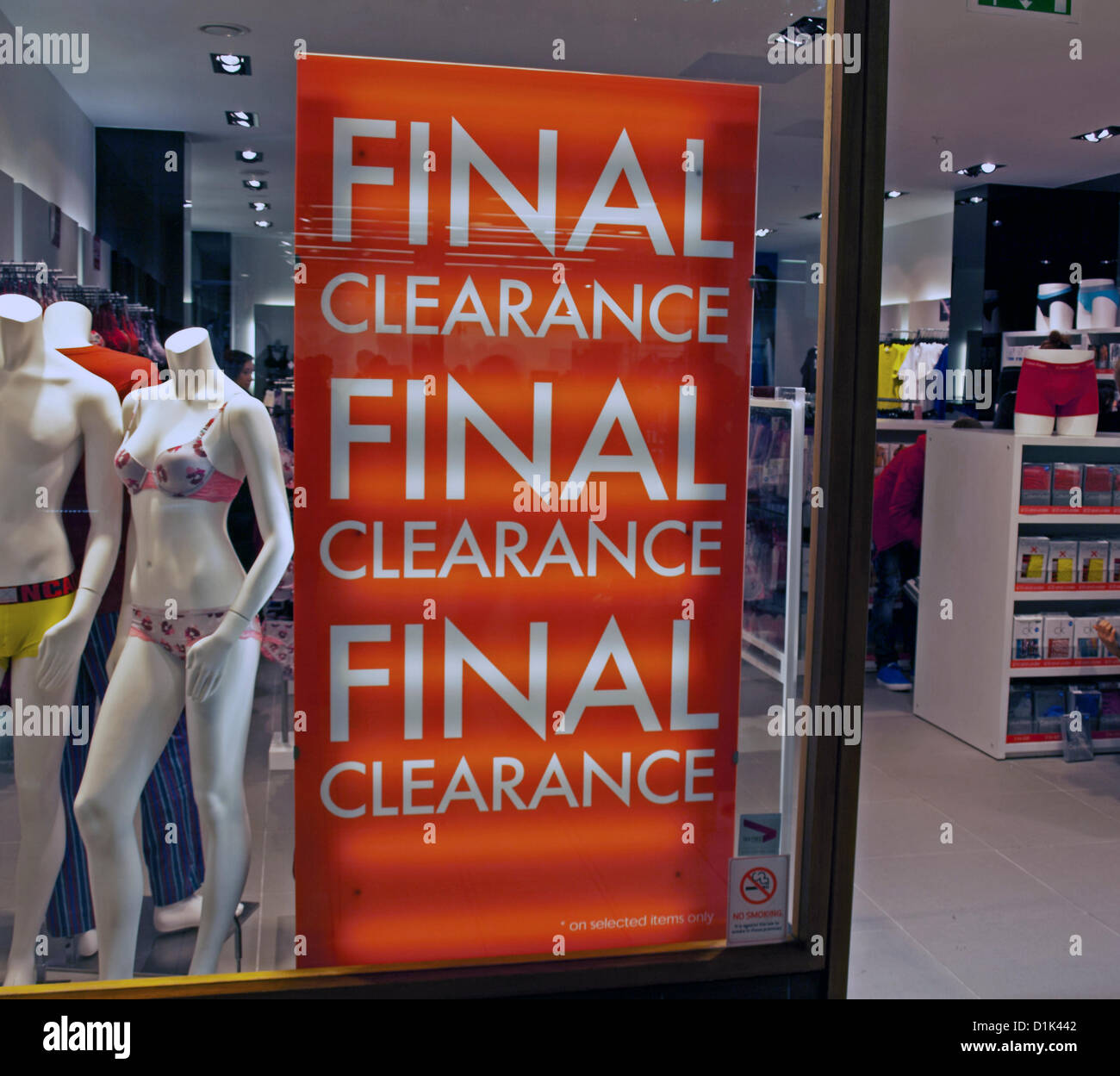 Interior of York Designer Outlet, York, North Yorkshire, England