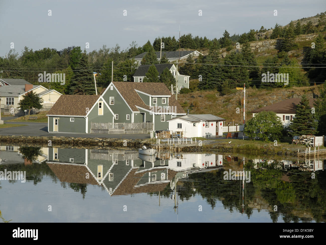 The waterfront, Brigus, Newfoundland Stock Photo Alamy