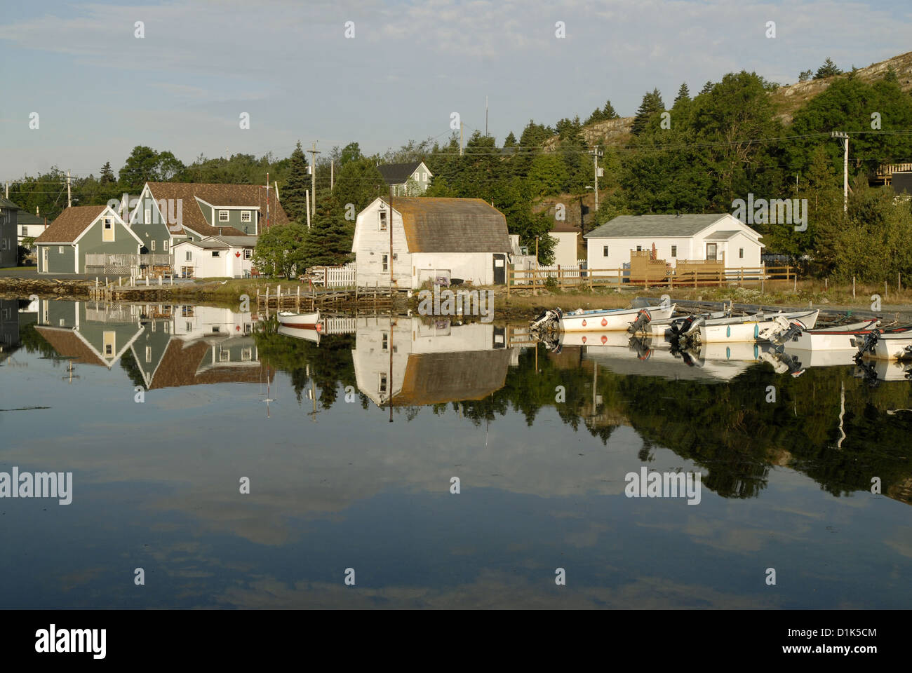 The waterfront, Brigus, Newfoundland Stock Photo Alamy
