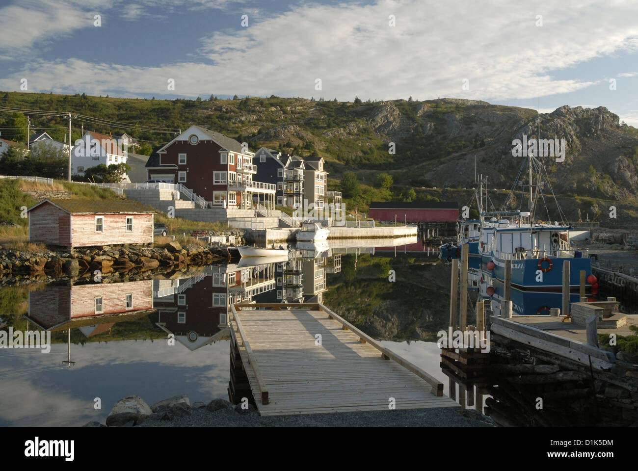 The waterfront, Brigus, Newfoundland Stock Photo Alamy