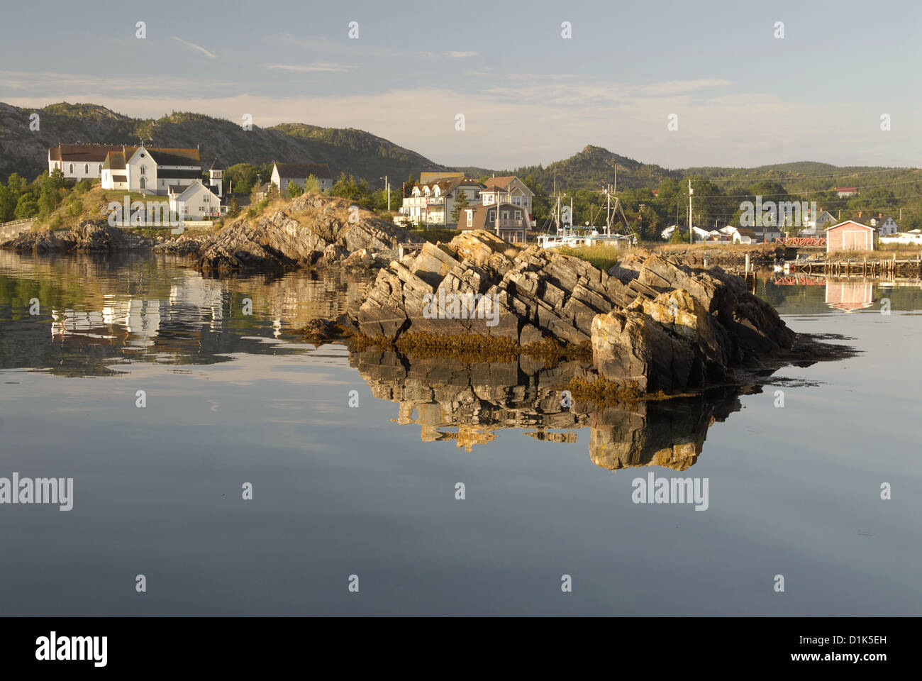 The waterfront, Brigus, Newfoundland Stock Photo Alamy