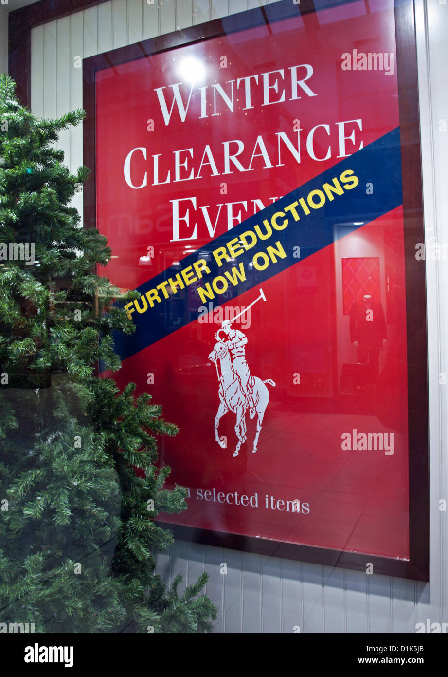 Interior of York Designer Outlet, York, North Yorkshire, England