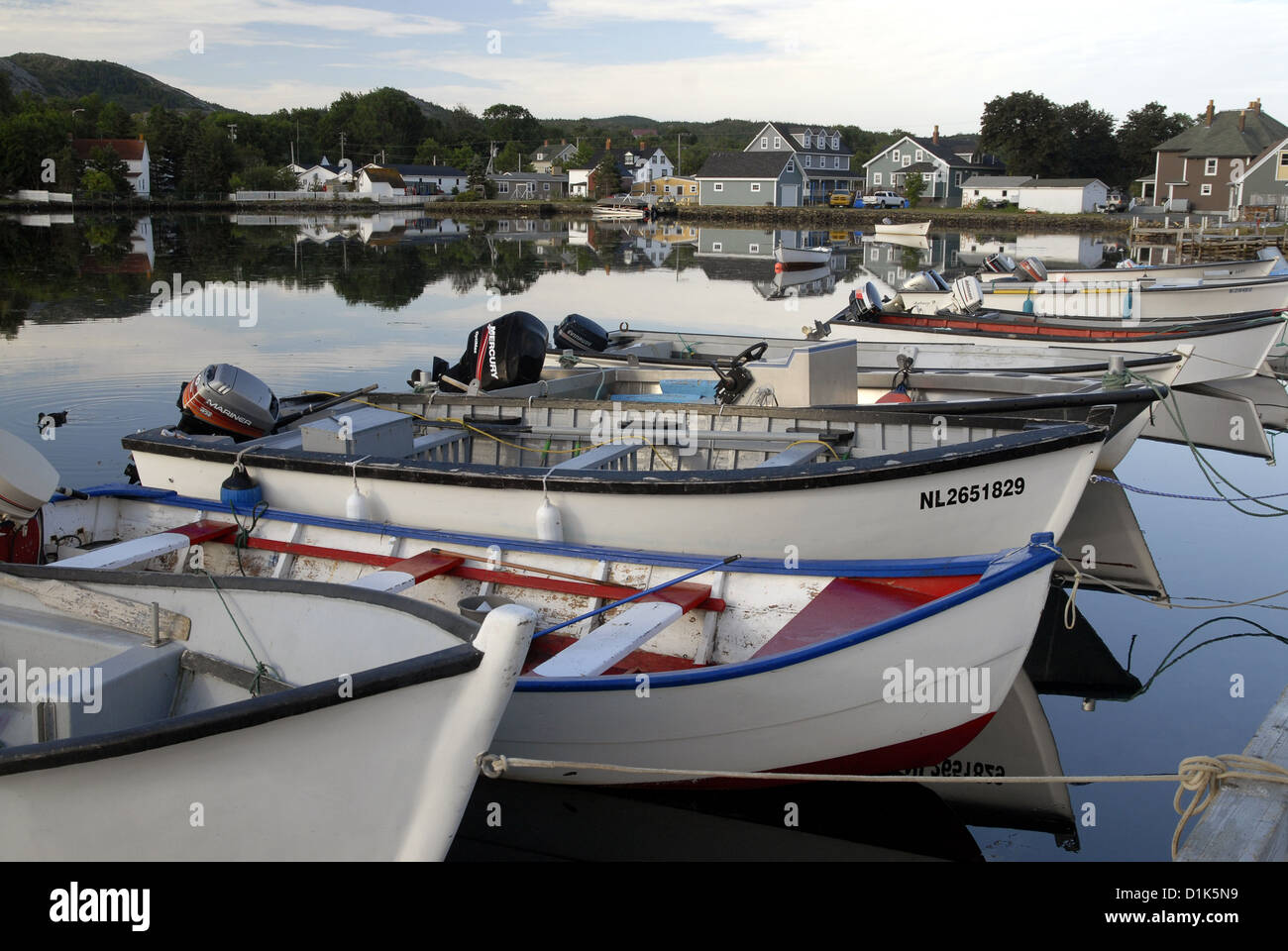 The waterfront, Brigus, Newfoundland Stock Photo Alamy