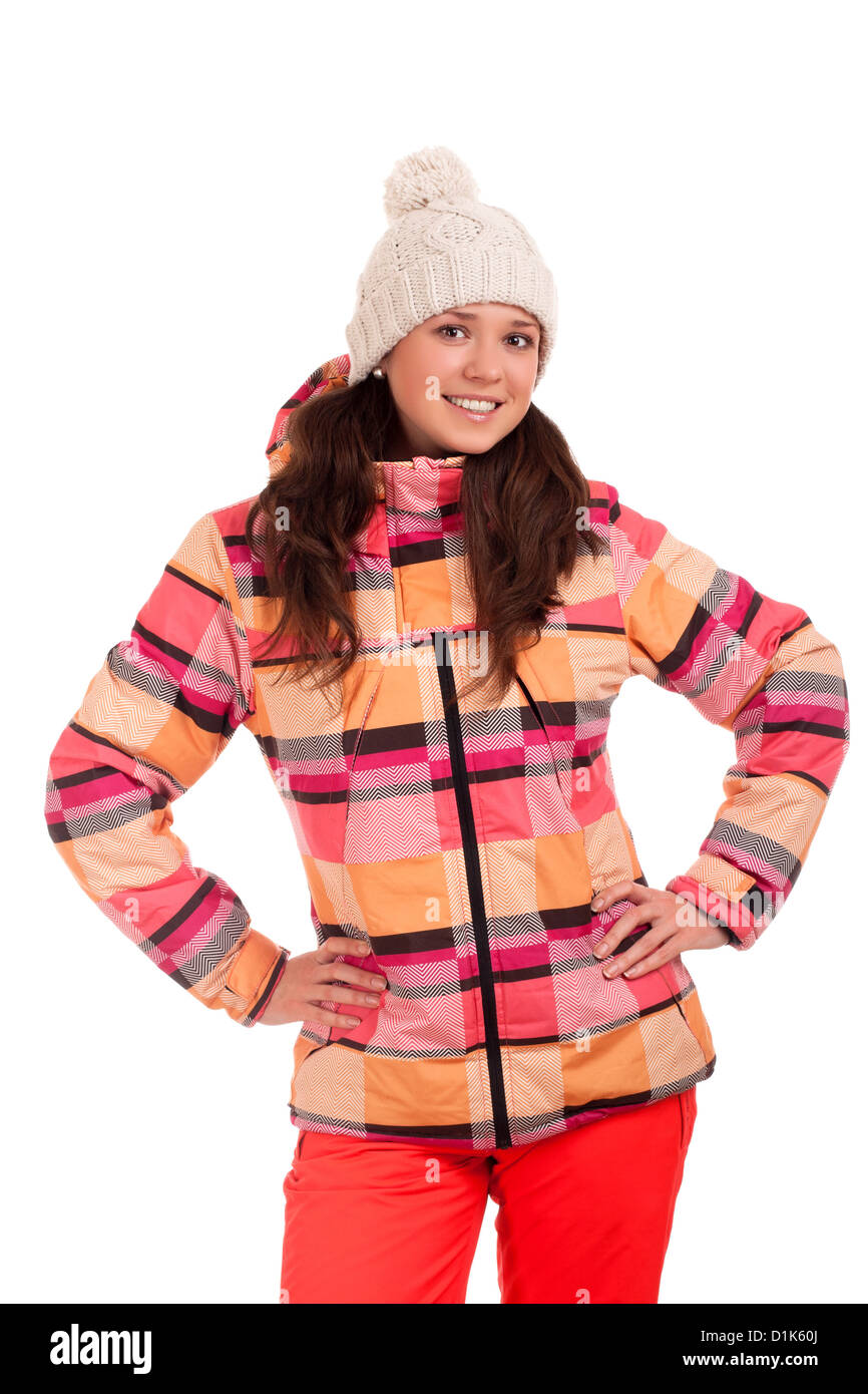 Woman wearing warm clothes Stock Photo - Alamy